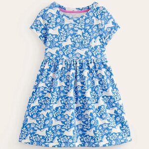 NWOT Mini Boden Flying Horse Fun Jersey Dress
